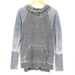 Jacks Hoodie Mens Gray Pullover Faded Long Sleeve Beach Summer Cotton Small S